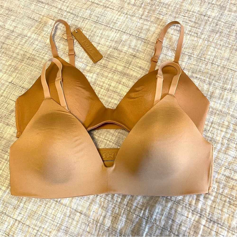 Skims Set of 2 Wireless Bras Lightly Lined 36B NWT